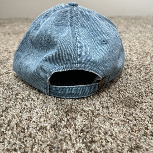 Denim Dog Mom custom Embroidered Hat in 100% cotton adjustable hat - Picture 4 of 6